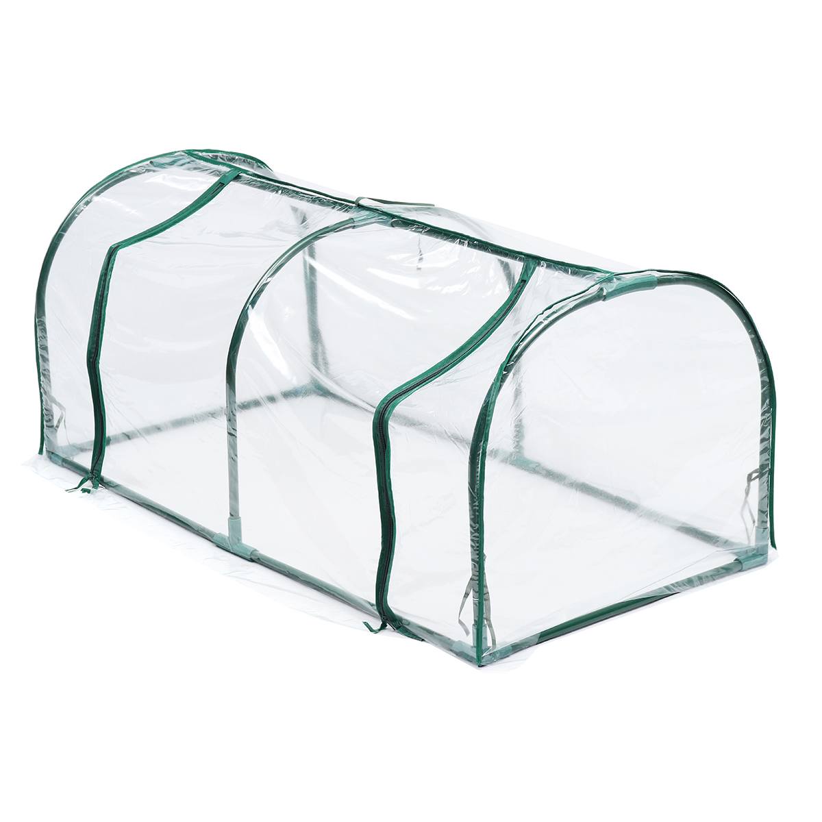 Couverture de serre amovible | Cadre en acier amovible, fermeture éclair, pour plantes d'extérieur, serre de jardin, couverture de serre, pour jardin , PVC