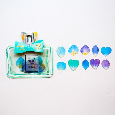 40 stks/pak Kleurrijke bloemblaadje vorm sticker fotoalbum dagboek Plakboek decor stickers diy card Scrapbooking sticker: 1