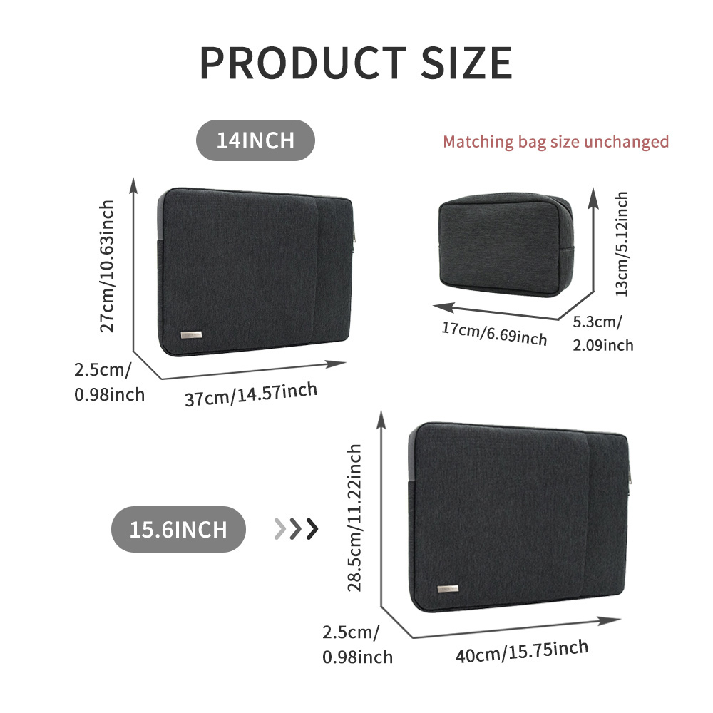 Laptoptas Sleeve Case 13 14 15.6 Inch Computer Case Voor MacBook Air 13.3 Case Xiaomi Lenovo Dell Asus Huawei HP Beschermende Tas