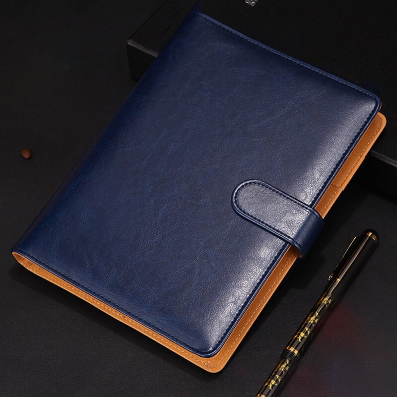 A5 B5 Leather Notebook Diary Notepad Sketchbook Business Journal Planner Agenda Organizer