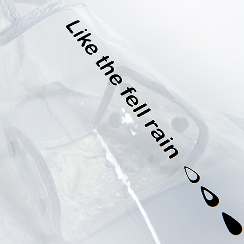 Hoopet Dog Clothes Transparent Raincoat light Clothing Waterproof beautiful Small dog raincoat with hoodies