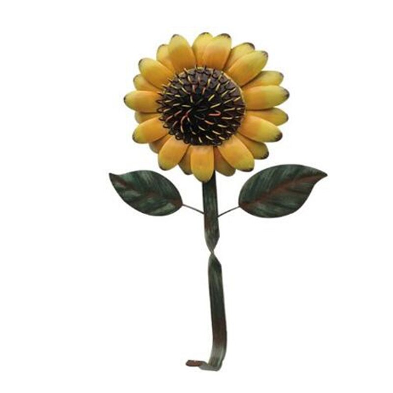 Tournesol clés tabliers cuisine cintres décor mural rustique métal mur crochet accessoires support maison mur décor A: Default Title