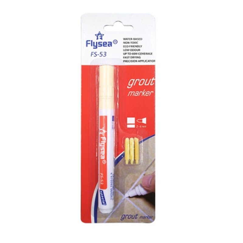 Tegel Hiaten Reparatie Kleur Pen Waterdicht Dirt-Proof Mooie Naad Vloer Opfriscursus N84A