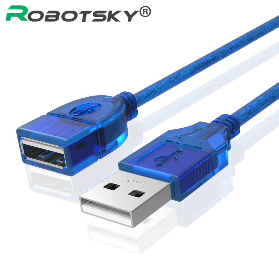 Usb 2.0- kabel usb 2.0- udvidelsesforlænger mand til kvinde cabo usb-datakabler til pc-tastaturprinter kamera musespilcontroller