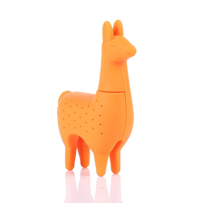 Creatieve Alpaca Theezeefje Milieuvriendelijk Siliconen Materiaal Thee-ei Thee Filter Huishouden Keuken Accessoires