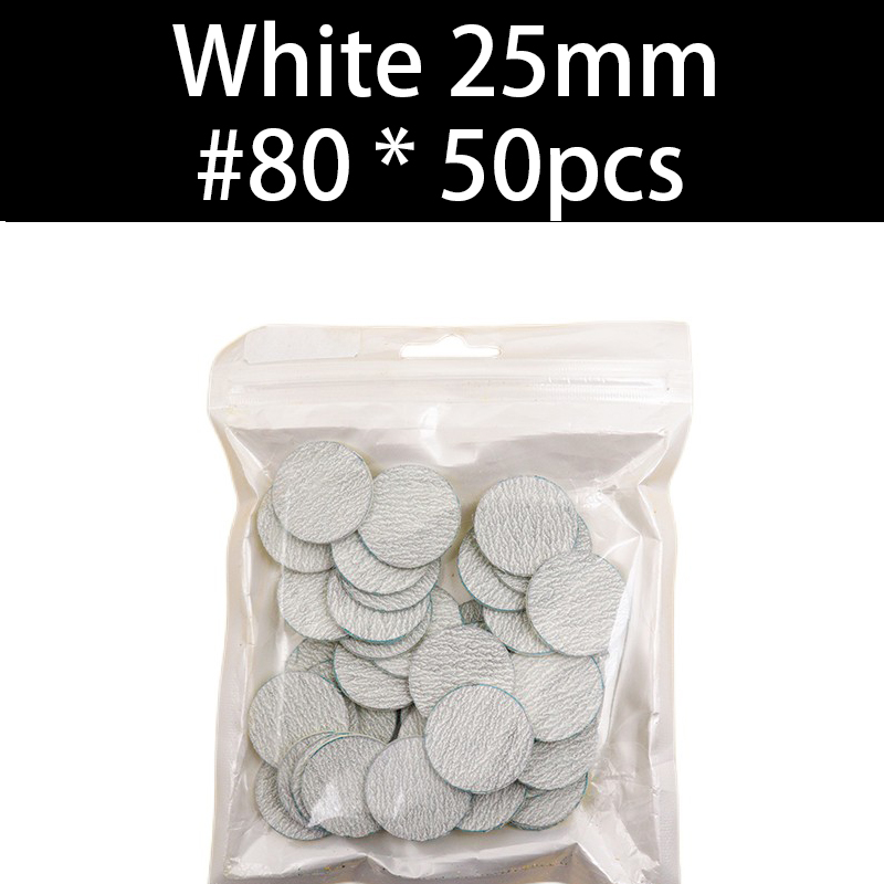 ~ papier abrasif blanc 50/pièces pédicure outils de soins des pieds 15mm 20mm 25mm 35mm foret à ongles disque disque Salon callosités remplaçable: vert militaire