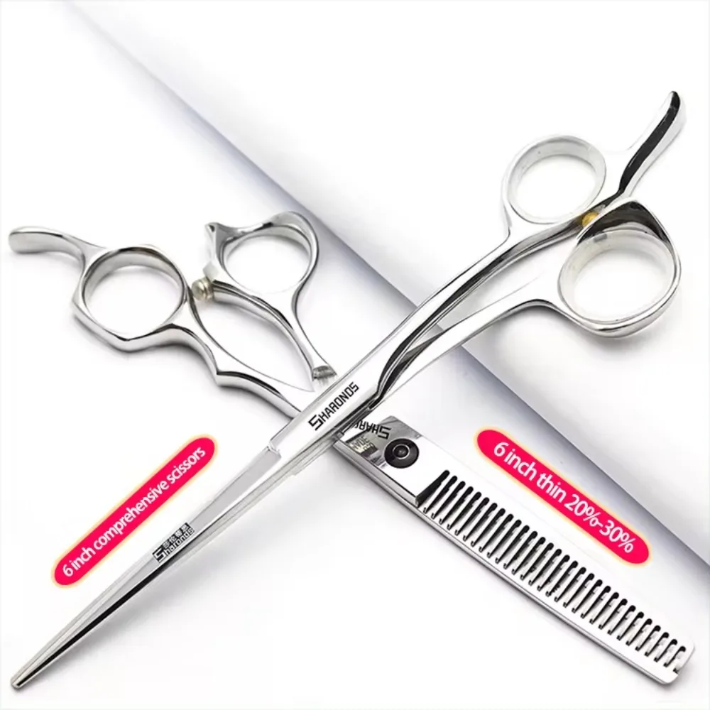 Professionelles Haarschneidescheren-einstellen, Friseurscheren, exklusive Friseur-Friseurscheren, 5,5/6/6,5-Zoll-Schneidwerkzeuge: Braun