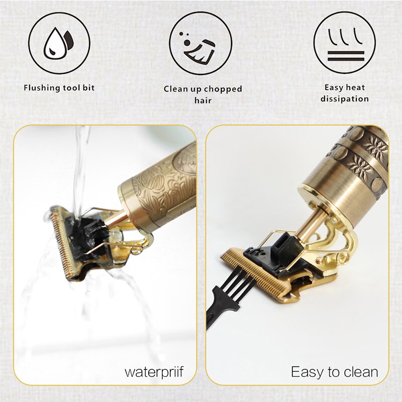 maquina T9 aparador de barba maquina de cortar cabello 2022 novos clippers óleo para máquina corte cabelo profissional por barbeador elétrico para homens maquina cabelo barba vintage t9 máquina t9 aparador cabelo