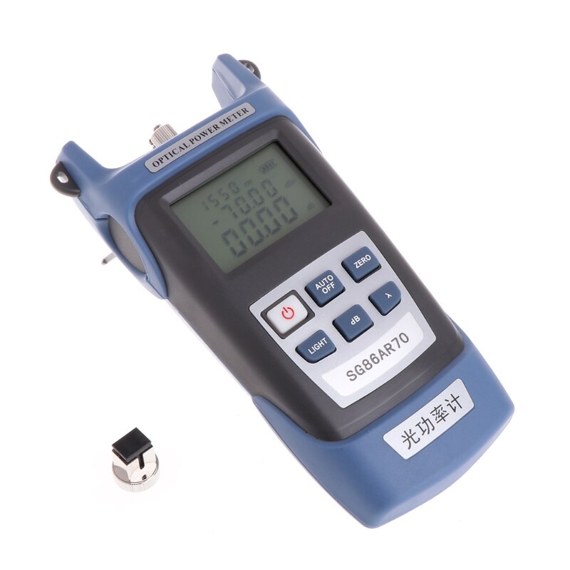 High Precision Optical Power Meter Fiber Testing Tools Wiring Light Decay Tester