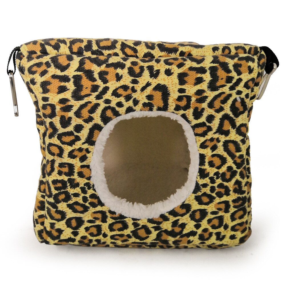 Cube Small Pet Cage Warm Winter Hamster Mini Animal Cage Hanging Bird Nest Bed House Hammock For Rodent/Guinea Pig/Rat/Hedgehog: Type 3 / 15x15x15cm