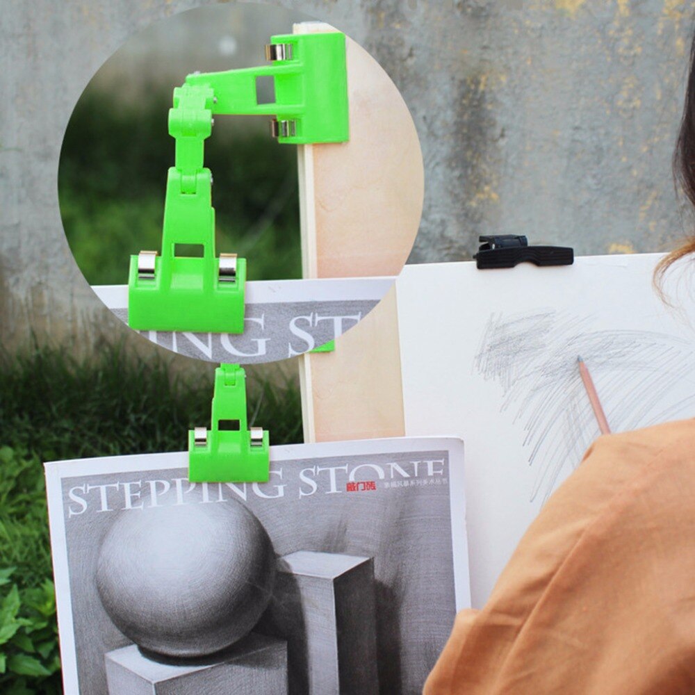 Copy Painting Drawing Board Clip Double Head Clamp For Artist Painting Easels Sketch Clip Brand