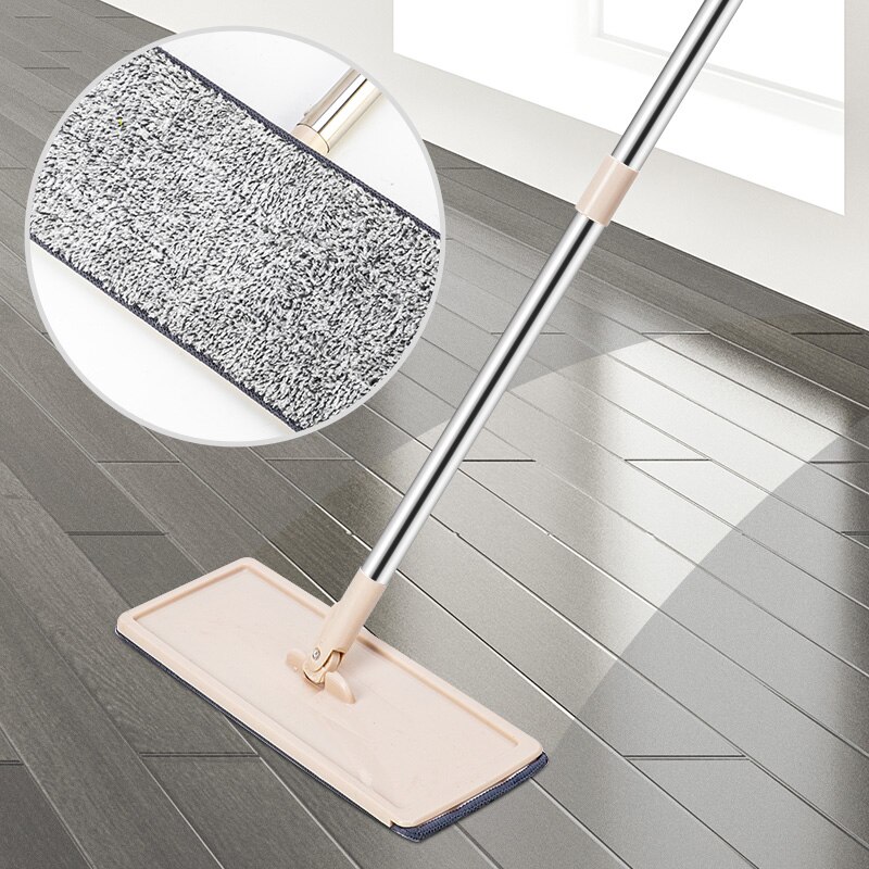 Nettoyage de sol vadrouille main libre essoreuse vadrouille auto-humide et système de nettoyage nettoyage à sec microfibre vadrouille pour plancher de lavage