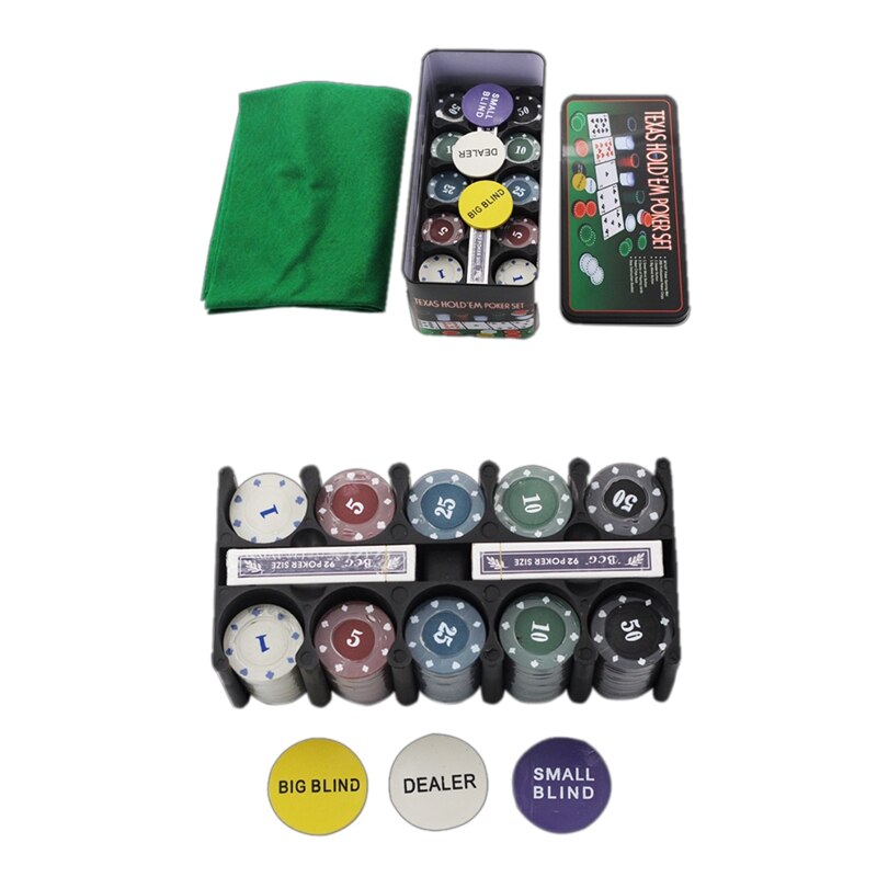 poker brikkesett 200 stk poker sjetonger med sjetonger i aluminium til texas holdem blackjack gambling: misligholde tittel