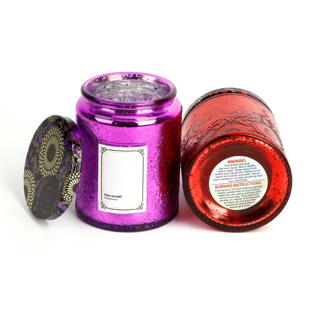 DIY Kerze Tasse Glas Soja Wachs Flaschen Topf Leere Aromatherapie Kerze Gläser Bunten Großen Container