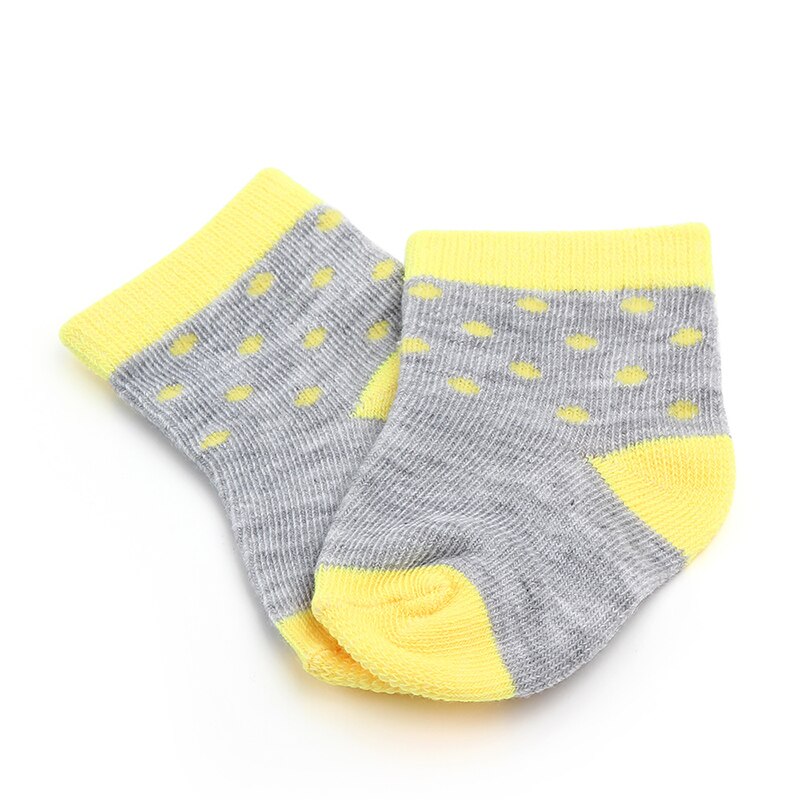 6 Pair Baby Socks for Boys Girls Infant Cotton Cartoon Floral Pattern Socks Warm Anti Slip Floor Socks