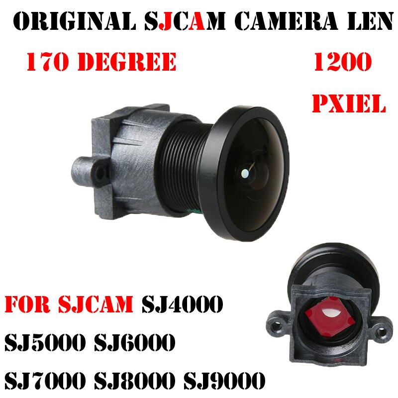 170 Graden 1200 Pxiel Sjcam Sj4000 Camera Len Voor Sjcam Sj4000 Sj 4000 Wifi Sj5000 Sj6000 Sj7000 Sj8000 Sj9000 camera