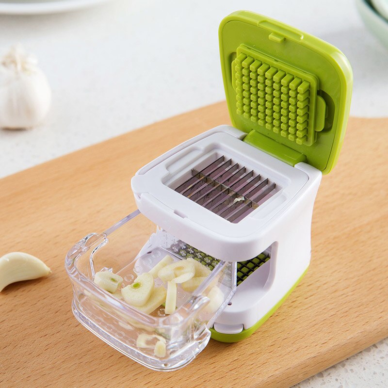 Rostfritt stål handpressande vitlök apparater hushåll vitlök mos apparater kök cutter artefakt gelé maskin