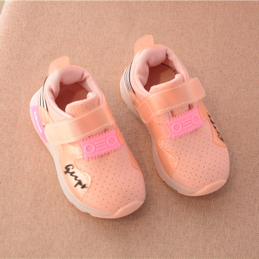 Børn sneakers efterår småbørn sport løb baby sko drenge piger led lysende sko sneakers sapato infantil børn lys op sko