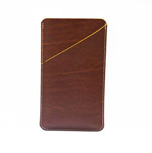 dower me PU Leather Case Cover Pouch For Itel Vision 1 Plus Phone In Stock F4: Brown