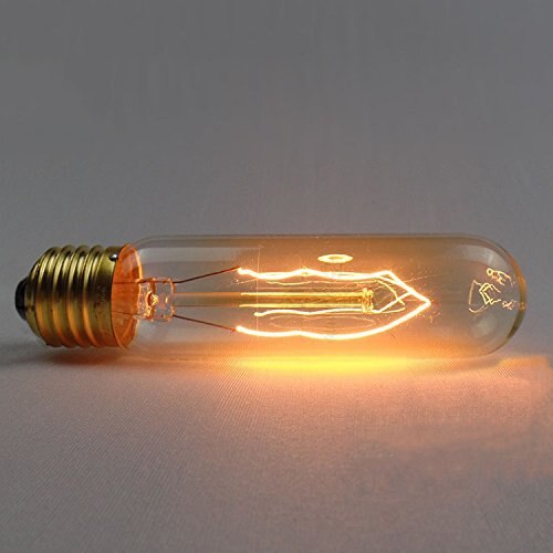40 Watt Vintage Edison T10 Radio Tube Incandescent Filament Light Bulb.Pack Of 10