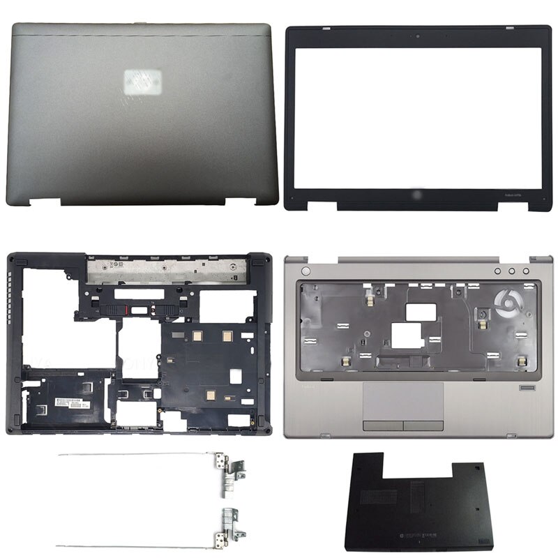 For HP Probook 6470B 6475B 6460B 6465B 684338-001 642778-001 LCD Back Cover Front Bezel Palmrest Bottom Case Hinges A B C D