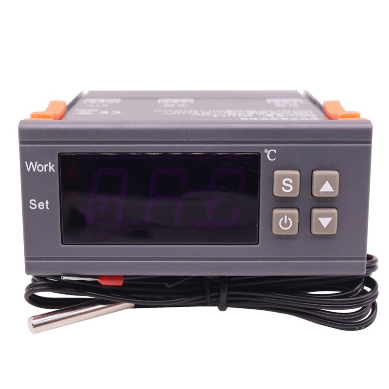 5 Sets AC90V~AC250V LED Digital temperature controller Two Relay Output Thermostat incubator Farm Pet Poultry Feeding Tool