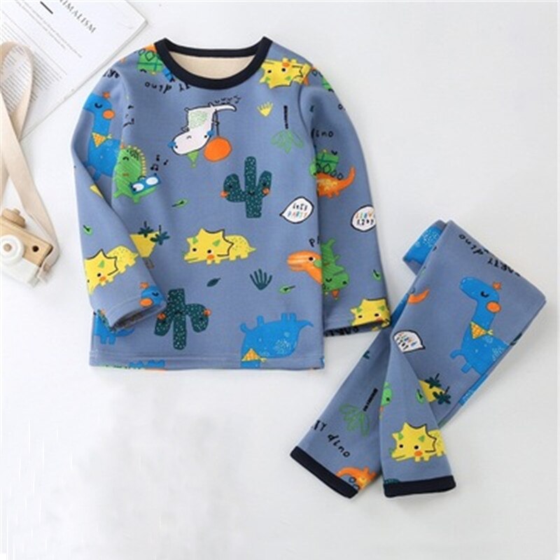 Vêtements d'hiver de haute technologie pour enfants, sous-vêtements jeans longs sans couture pour garçons et filles, vêtements d'automne et d'hiver
