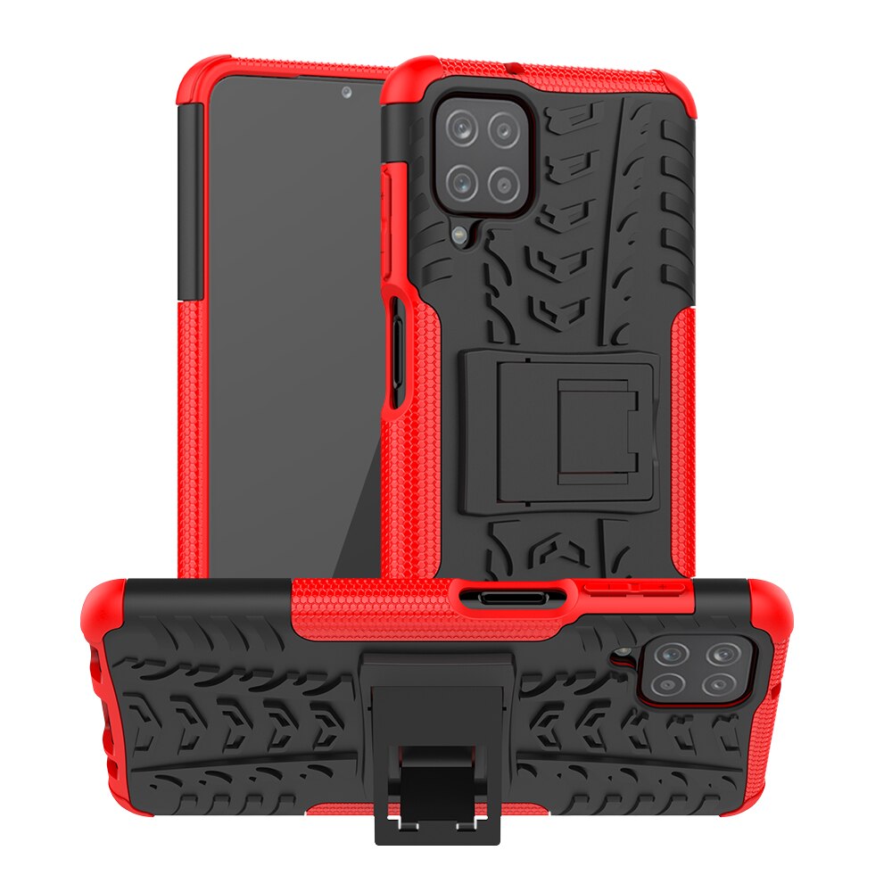 Per Samsung A12 custodia Cover armatura supporto per supporto custodia protettiva antiurto in Silicone per Samsung Galaxy A12 A 12