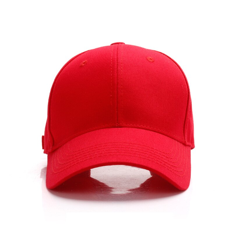 Unisex bomuld ensfarvet baseballkasket damer sommer travelall-match solhat herre udendørs sport / bjergbestigning