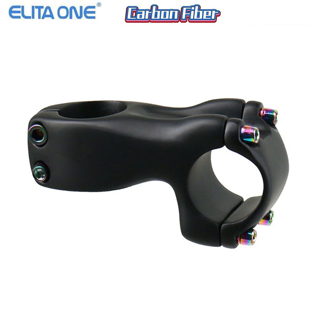 ELITA ONE Carbon Stem 60mm MTB/Road Bike Stems Carbon Faceplate Suitable for Carbon Fiber Handlebars 31.8mm
