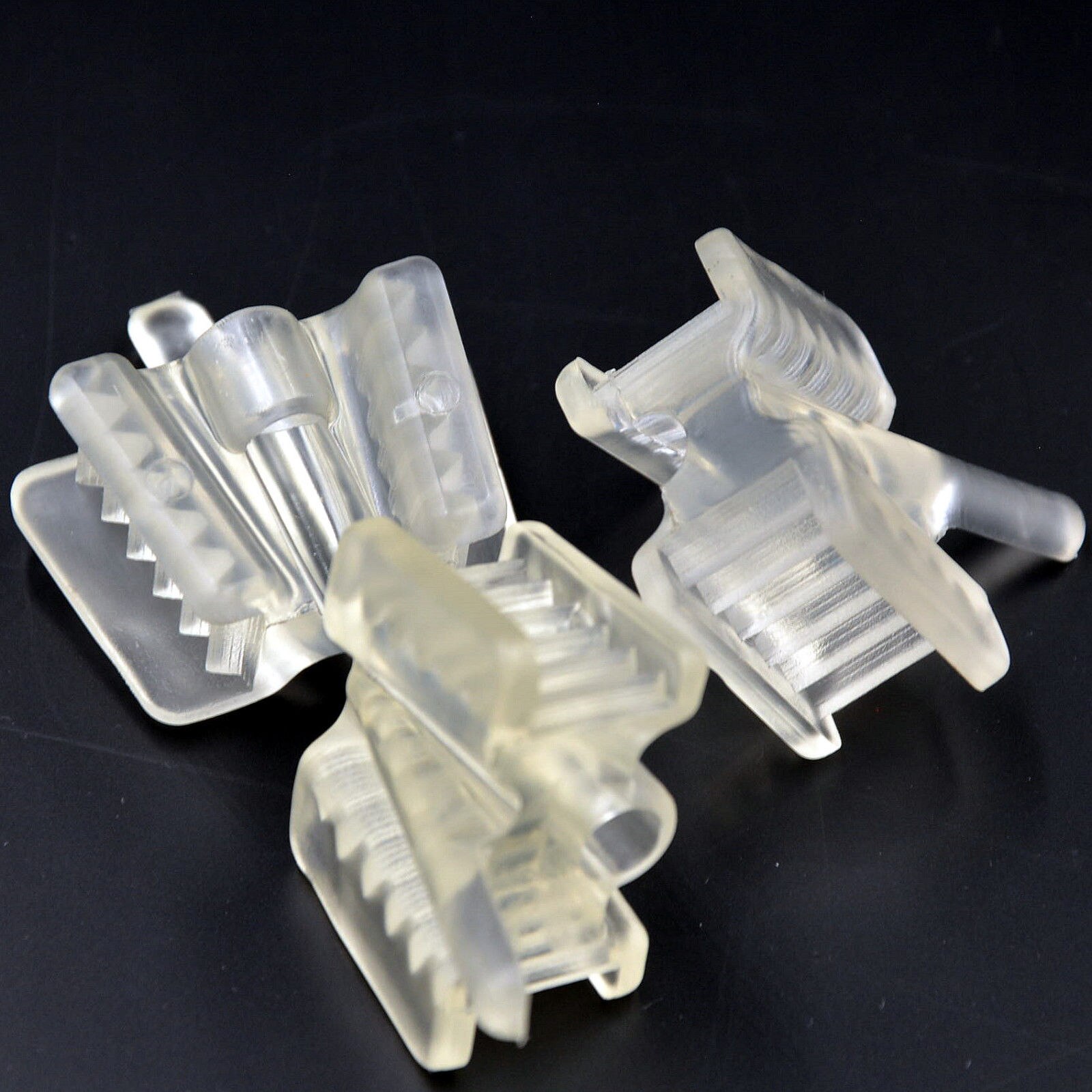 5pcs Dental Silicone Mouth Prop Support Holding Saliva Ejector Suction Tip
