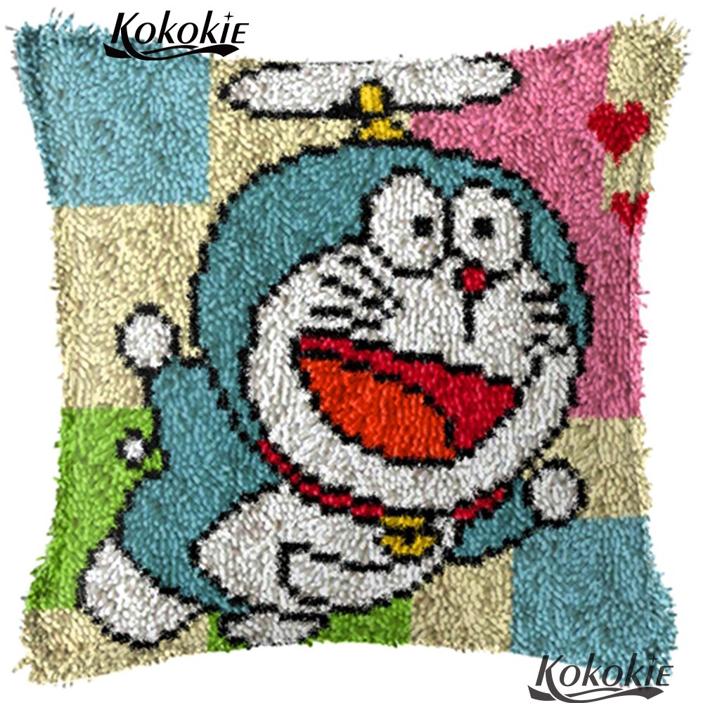 Borduurpakketten Kussen Borduren Handwerken Sets Klink Haak Kleed Canvas Haken Kleed Kits 3d Tapijt Decoratie
