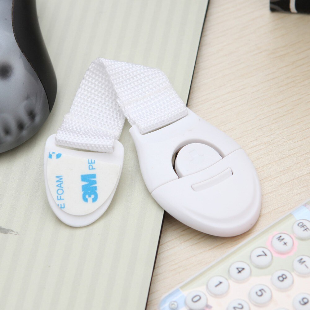 Serrure de sécurité bébé Plus 5 pièces | Sangles en plastique ABS pour enfant 3M, tiroir à colle/serrure d'armoire/serrures de toilette simples paquet hTRQ0224