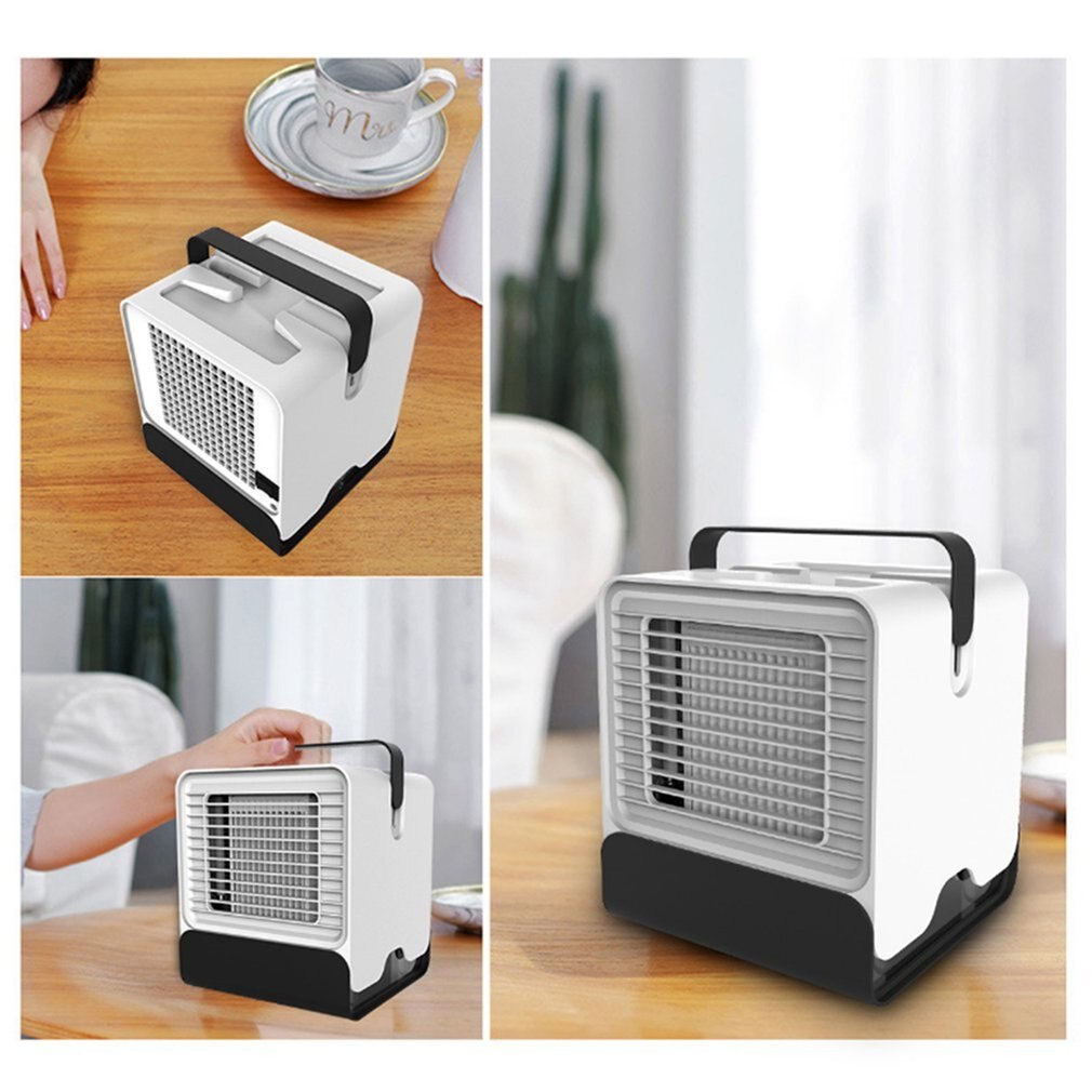 Mini ventilador de aire acondicionado Anion, Enfriador de escritorio, refrigeración de oficina, Mini aire acondicionado, ventilador de refrigeración fresco para dormitorio, hogar, 23db