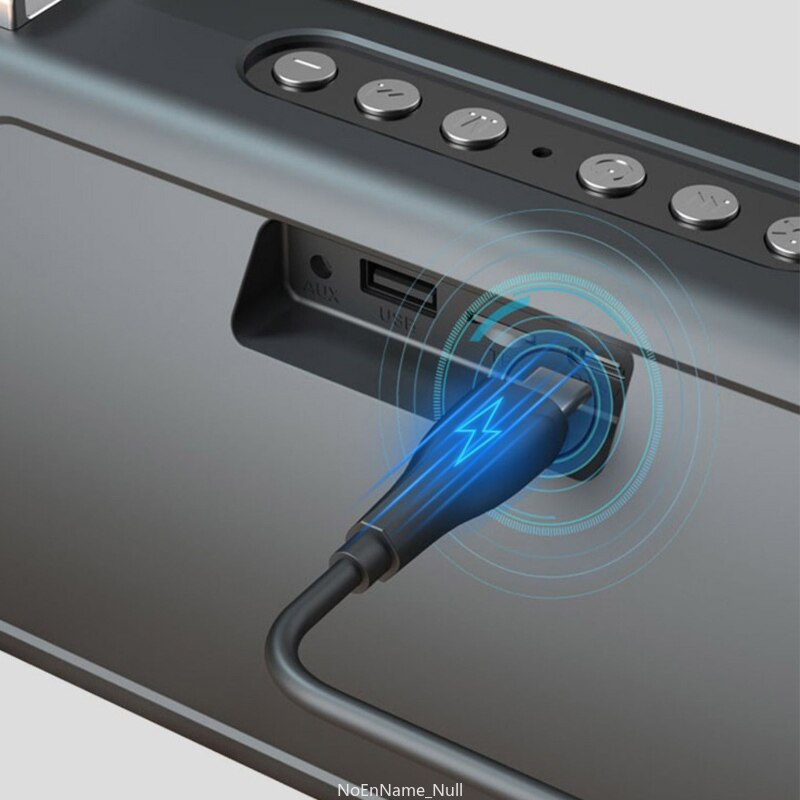 Leistungsstarker, lauter dual-lautsprecher mit bluetooth, tragbarer led-subwoofer, wasserdichter boombox für computer, desktop und partys