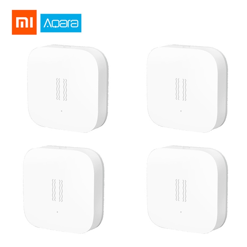 Xiaomi Aqara Zigbee Shock Sensor Mijia Aqara Smart Motion Sensor Vibration Detection Alarm Monitor Smart Aqara Sensor MiHome App