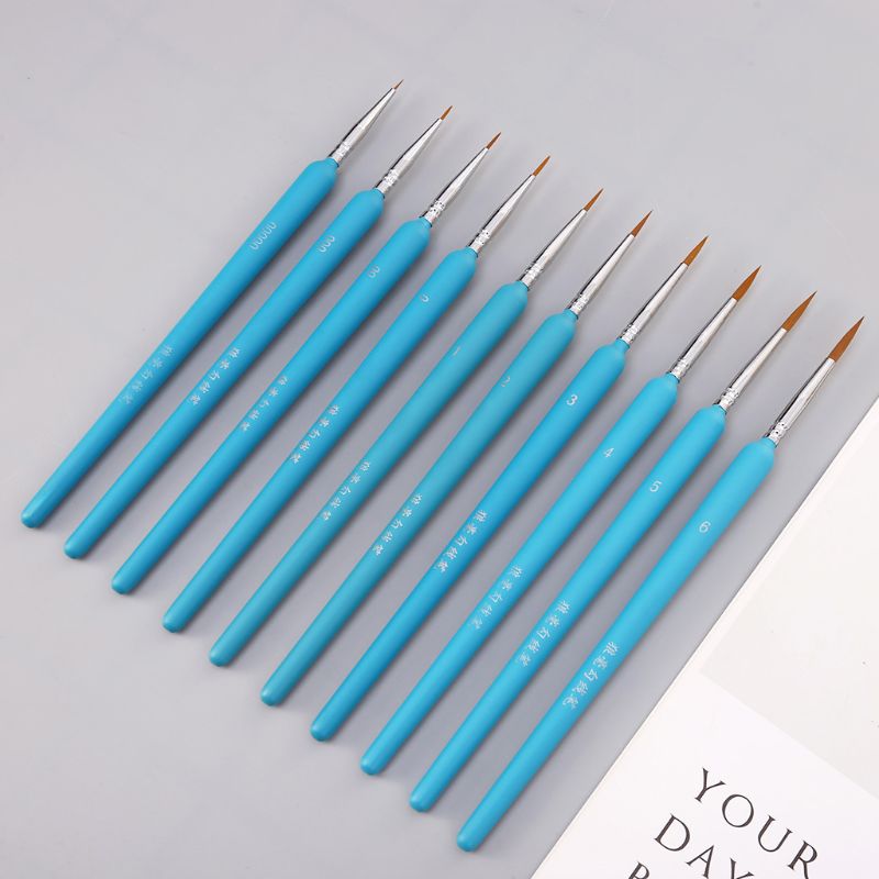 3/10Pcs Professionele Hand Geschilderd Haak Lijn Pen Fijne Tip Aquarel Olieverf