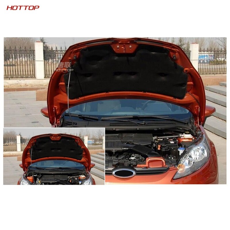 Pour Ford Fiesta capot de voiture moteur pare-feu tapis housse de protection