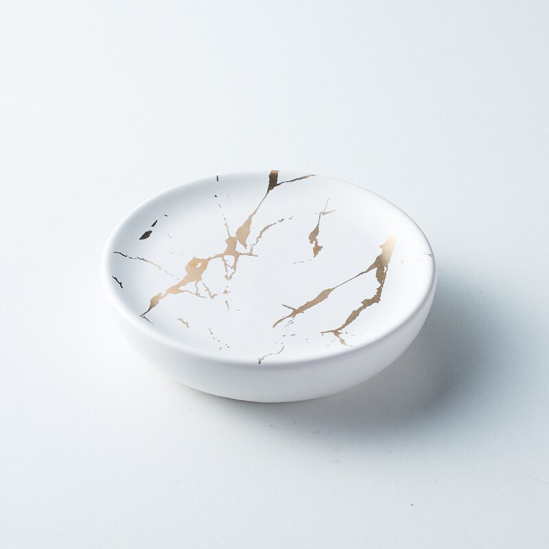 Bathroom Ceramic Soap Box, Soap Dish, Ceramic Household Hotel Soap Box Soap Dish: A06