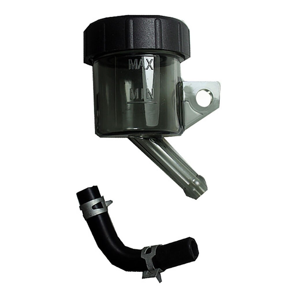 Fluid Reservoir Transparent Black Motorcycle Cylinder Leakproof ABS Tank Front Rear Brake Easy Install Accessories Oil Cup