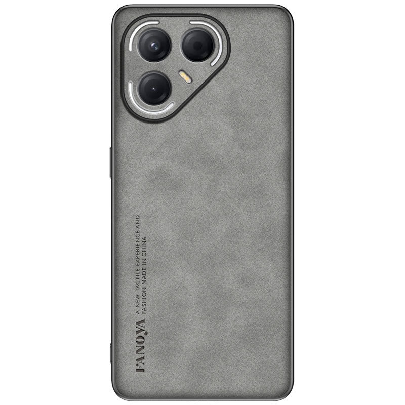 Skin Feel -kotelo Tecno Pova 7 Ultra 5G 4G Pro - Matta Iskunkestävä Suoja: Puu / Harmaa