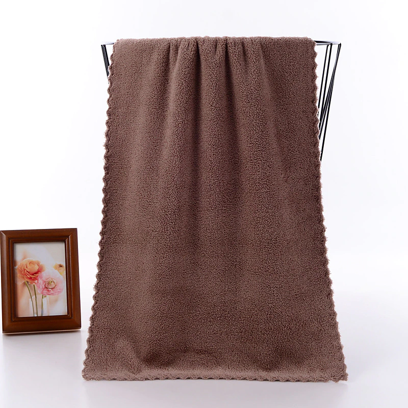 Face towel Microfiber Absorbent bathroom Home towels for kitchen thicker quick dry cloth for cleaning kitchen towel: Auburn