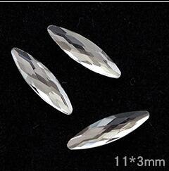 16 Stijl S/L-Steentjes, Speciale Vormige Non Fix Steentjes, 20Pcs Plaksteen, crystal Clear Nail Art Rhinestones: color4
