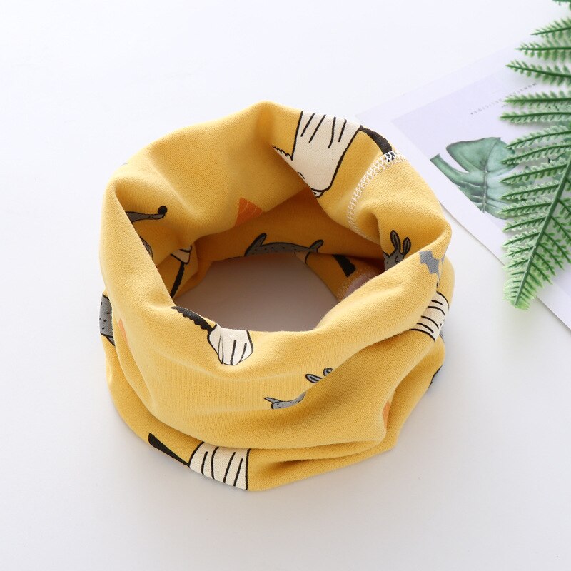 Écharpe en coton pour enfants de 0 à 10 ans, col à la pour garçons et filles, collection printemps automne hiver: 013