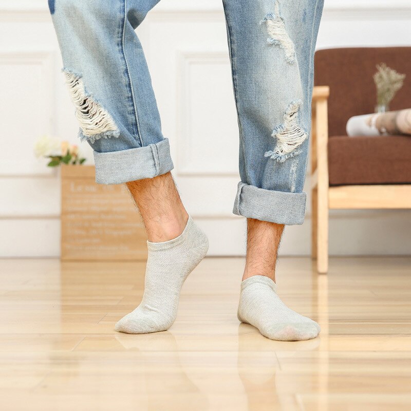 Dippu's no-show bomullsstrumpor korta tubstrumpor lågtoppade fritidsstrumpor studenters strumpor kammad bomull för kvinnor: C ljusgrå