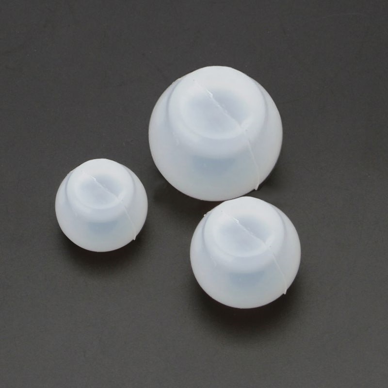 3d 20/25/30mm kugler kugle silikone form rund klar form til uv harpiks epoxy harpiks håndværk forsyninger epoxy harpiks blød form