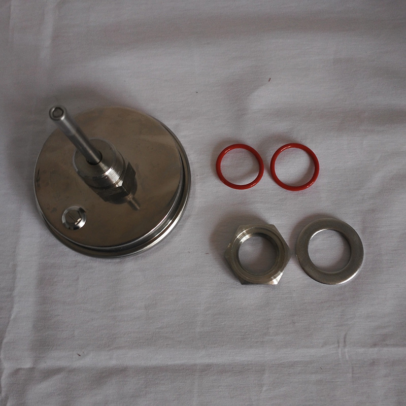 Thermomètre pour Keg de bière | Thermomètre bimétallique pour brassage à la maison, cadran 3 "0-220F pour brassage de bière, mélange de bière, température de pichet, réservoir à ébullition