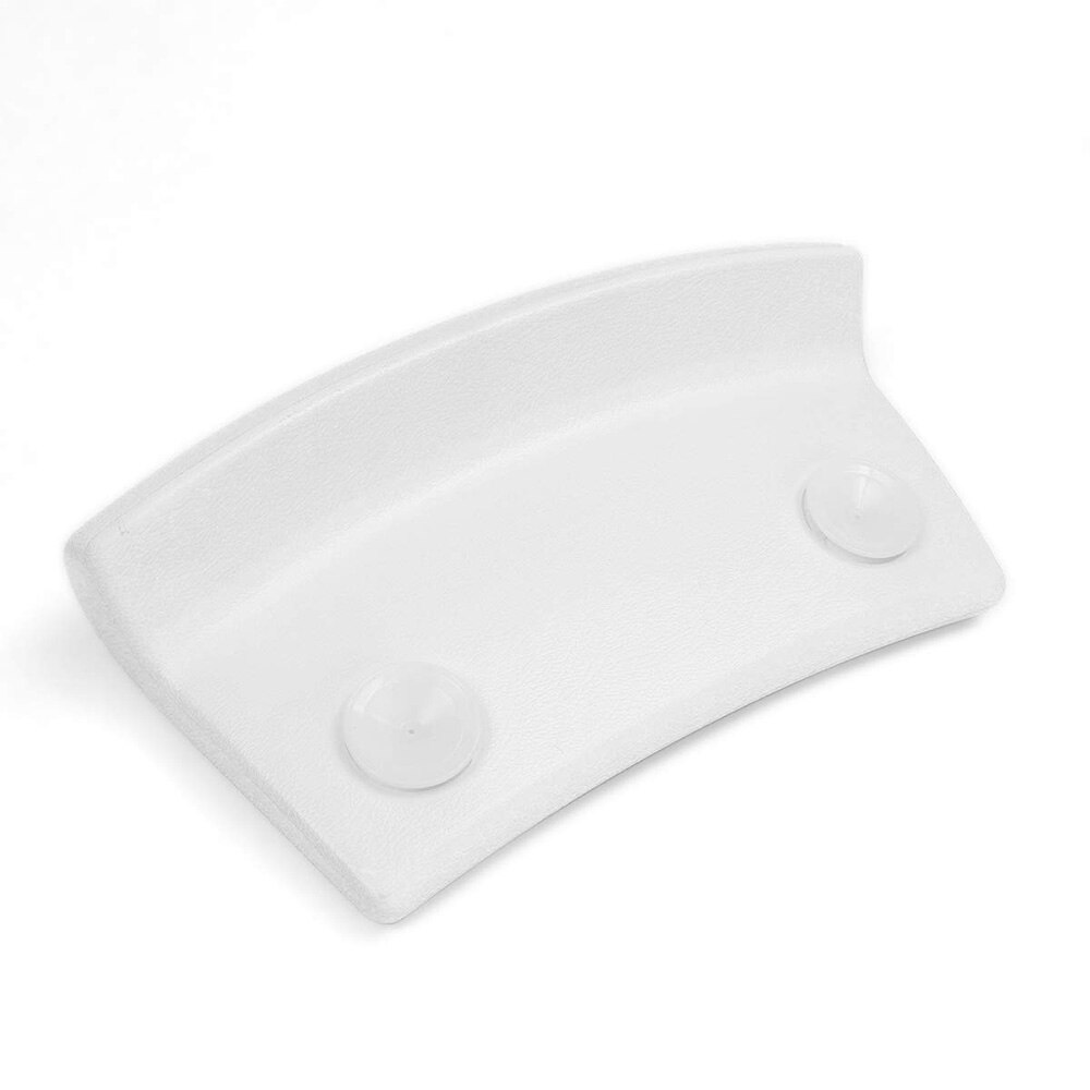 Mykt badekar spa hvile ergonomisk pute antiskli behagelig sugekopp pu lær badepute tilbehør hjemme bad