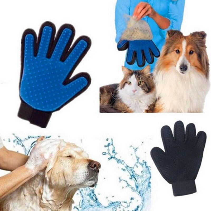 Gant en silicone pour chats | Peigne de Massage, poils d'animaux, brosse en silicone, accessoires de toilettage, fournitures de toilettage pour chats