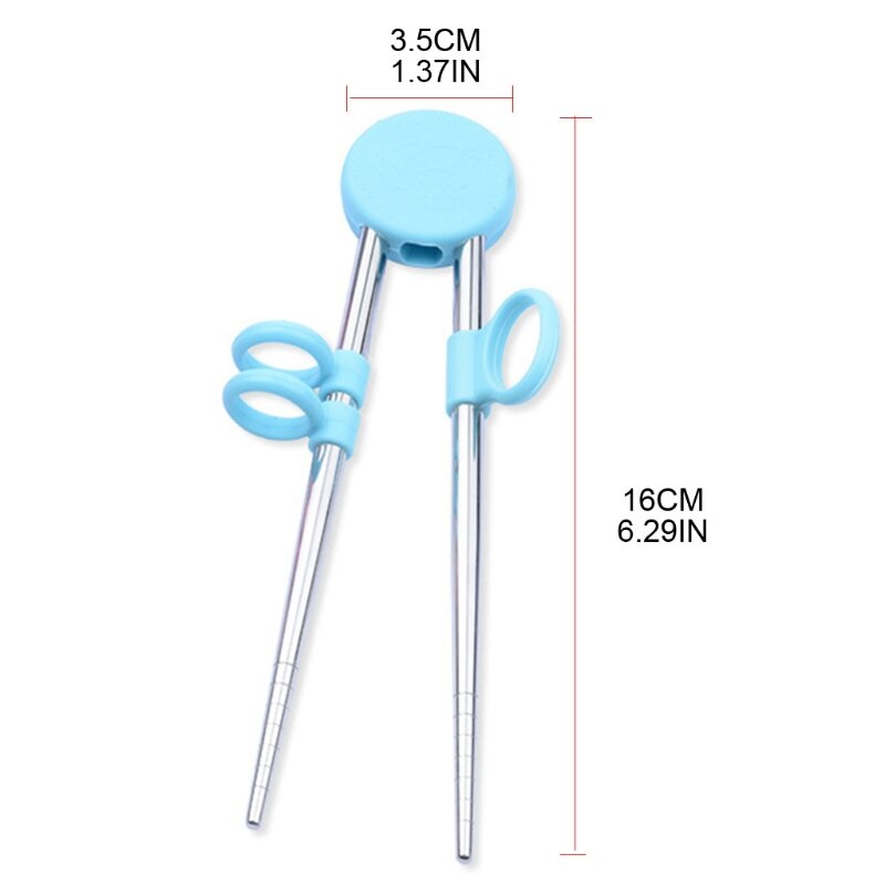 Kids Children Training Chopsticks Learning Chop Sticks Helper Reusable Tableware for Child Beginners Learner